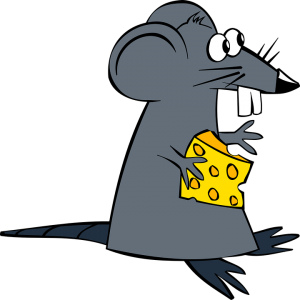 rat with cheese icon